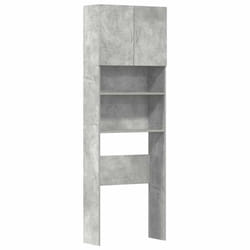 vidaXL Washing Machine Cabinet Old Wood 64x24x190 cm Engineered Wood - concrete grey