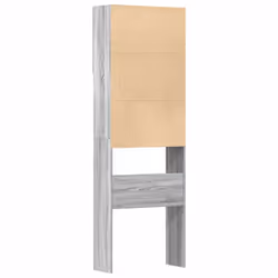 vidaXL Washing Machine Cabinet Old Wood 64x24x190 cm Engineered Wood - grey sonoma - Additional view 7