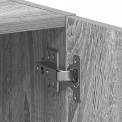 vidaXL Washing Machine Cabinet Old Wood 64x24x190 cm Engineered Wood - grey sonoma - Additional view 9