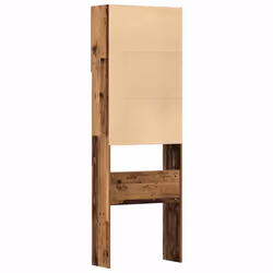 vidaXL Washing Machine Cabinet Old Wood 64x24x190 cm Engineered Wood - old wood - Additional view 7