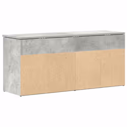 vidaXL Shoe Bench White 102x30.5x45 cm Engineered Wood bench - concrete grey - Additional view 7