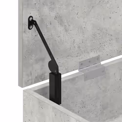 vidaXL Shoe Bench White 102x30.5x45 cm Engineered Wood bench - concrete grey - Additional view 9