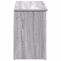 vidaXL Shoe Bench White 102x30.5x45 cm Engineered Wood bench - grey sonoma - Additional view 3