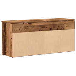 vidaXL Shoe Bench White 102x30.5x45 cm Engineered Wood bench - old wood - Additional view 4