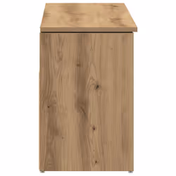 vidaXL Shoe Bench White 102x30.5x45 cm Engineered Wood bench - artisian oak - Additional view 4