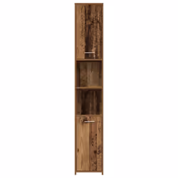 vidaXL Bathroom Cabinet Old Wood 30x30x183.5 cm Engineered Wood - Additional view 5