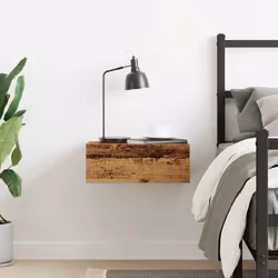 VidaXL 861120 nightstand/bedside table Wood - Additional view 4