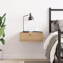 VidaXL 861121 nightstand/bedside table Oak - Additional view 4
