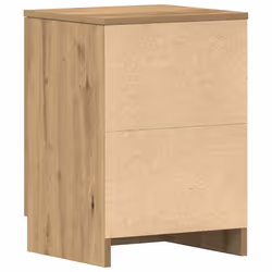 vidaXL 1/2x Bedside Cabinet Chipboard Bedroom Nightstand Stand Multi Colours - artisan oak, 1 pcs - Additional view 9