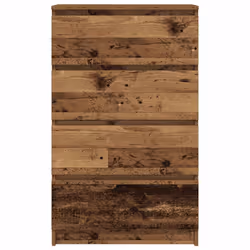 vidaXL Sideboard Engineered Wood Storage Drawer Side Cabinet Multi Colours - old wood - Additional view 5