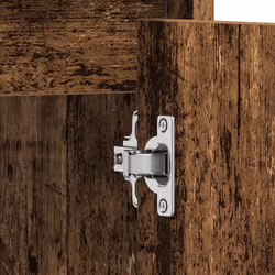 vidaXL Bathroom Cabinet Engineered Wood Organiser Storage Shelf Multi Colours - old wood - Additional view 10