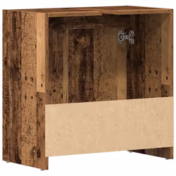 vidaXL Bathroom Cabinet Engineered Wood Organiser Storage Shelf Multi Colours - old wood - Additional view 7