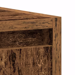 vidaXL Bathroom Cabinet Engineered Wood Organiser Storage Shelf Multi Colours - old wood - Additional view 9