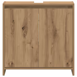 vidaXL Bathroom Cabinet Engineered Wood Organiser Storage Shelf Multi Colours - artisan oak - Additional view 4
