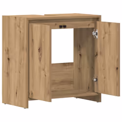 vidaXL Bathroom Cabinet Engineered Wood Organiser Storage Shelf Multi Colours - artisan oak - Additional view 5