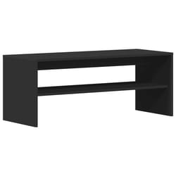 vidaXL TV Cabinet Black 100x40x40 cm Engineered Wood tv stand tv sideboard - black, 100 x 40 x 40 cm