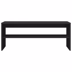 vidaXL TV Cabinet Black 100x40x40 cm Engineered Wood tv stand tv sideboard - black, 100 x 40 x 40 cm - Additional view 4