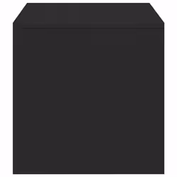 vidaXL TV Cabinet Black 100x40x40 cm Engineered Wood tv stand tv sideboard - black, 100 x 40 x 40 cm - Additional view 5