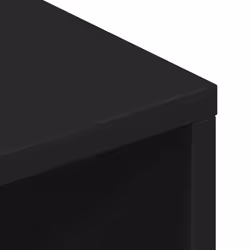 vidaXL TV Cabinet Black 100x40x40 cm Engineered Wood tv stand tv sideboard - black, 100 x 40 x 40 cm - Additional view 7