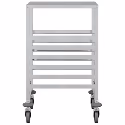 vidaXL Tray Trolley with 6 GN Containers 39x55x87 cm Stainless Steel tray rack - Additional view 5
