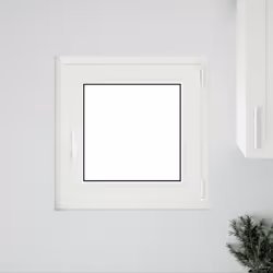 vidaXL Basement Window RISOR 50x50 cm Tilt&Turn DIN Right White egress window