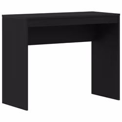 vidaXL Desk Computer Table Workstation Writing Working Desk Engineered Wood - black oak
