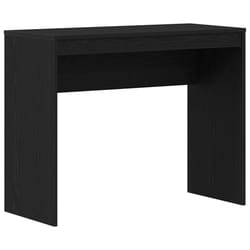 vidaXL Desk Computer Table Workstation Writing Working Desk Engineered Wood - black oak