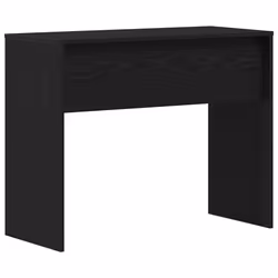vidaXL Desk Computer Table Workstation Writing Working Desk Engineered Wood - black oak - Additional view 6