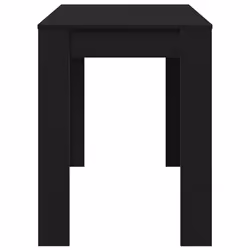 vidaXL Dining Table Kitchen Dinner Table Dining Room Table Engineered Wood - black oak - Additional view 5