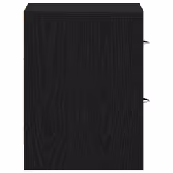 vidaXL 1/2x Bedside Cabinet Chipboard Nightstands Storage Unit Black/White - black oak, 2 pcs - Additional view 7