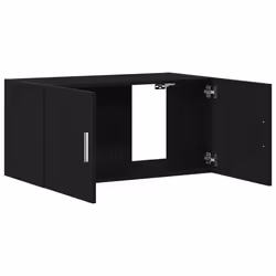 vidaXL Wall Cabinet Black Oak 80x39x40 cm Engineered Wood TV wall cabinet - Additional view 4