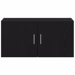 vidaXL Wall Cabinet Black Oak 80x39x40 cm Engineered Wood TV wall cabinet - Additional view 5