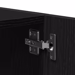 vidaXL Wall Cabinet Black Oak 80x39x40 cm Engineered Wood TV wall cabinet - Additional view 8