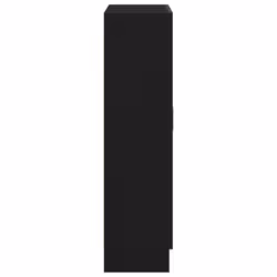 vidaXL Book Cabinet Black Oak 82.5x30.5x115 cm Engineered Wood bookcase - Additional view 6