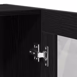 vidaXL Book Cabinet Black Oak 82.5x30.5x115 cm Engineered Wood bookcase - Additional view 8