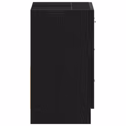 vidaXL Sink Cabinet Black Oak 63x30x54 cm Engineered Wood - Additional view 6