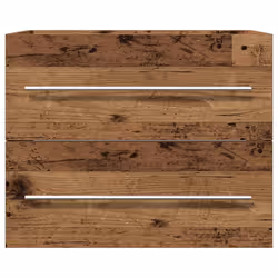 vidaXL Bathroom Sink Cabinet Old Wood 80x38.5x48 cm Engineered Wood - old wood, 60 x 38.5 x 48 cm - Additional view 5