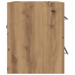 vidaXL Bathroom Sink Cabinet Old Wood 80x38.5x48 cm Engineered Wood - artisan oak, 60 x 38.5 x 48 cm - Additional view 6