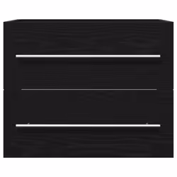 vidaXL Bathroom Sink Cabinet Old Wood 80x38.5x48 cm Engineered Wood - black oak, 60 x 38.5 x 48 cm - Additional view 5