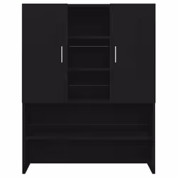 vidaXL Washing Machine Cabinet Black Oak 70.5x25.5x90 cm - Additional view 5