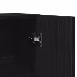 vidaXL Washing Machine Cabinet Black Oak 70.5x25.5x90 cm - Additional view 8