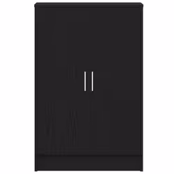 vidaXL Shoe Cabinet Black Oak 60x35x92 cm Engineered Wood shoe storage - Additional view 5