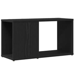 vidaXL TV Cabinet Black Oak 60x24x32 cm Engineered Wood TV stand TV sideboard
