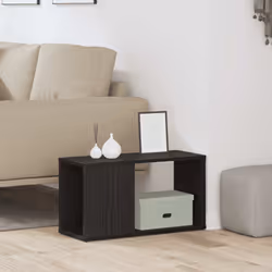 vidaXL TV Cabinet Black Oak 60x24x32 cm Engineered Wood TV stand TV sideboard