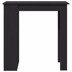 vidaXL Bar Table with Storage Rack Black Oak 102x50x103.5 cm bar top table - Additional view 4