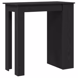 vidaXL Bar Table with Storage Rack Black Oak 102x50x103.5 cm bar top table - Additional view 6