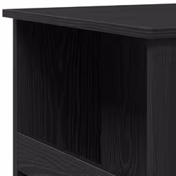vidaXL Bar Table with Storage Rack Black Oak 102x50x103.5 cm bar top table - Additional view 7