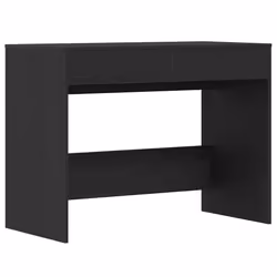vidaXL Desk Black Oak 101x50x76.5 cm Engineered Wood office desk study desk