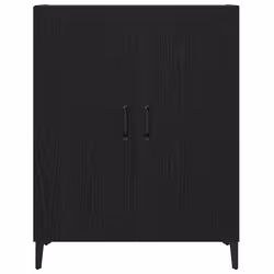 vidaXL Sideboard Black Oak 69.5x34x90 cm Engineered Wood cabinet cupboard - Additional view 4