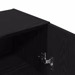 vidaXL Sideboard Black Oak 69.5x34x90 cm Engineered Wood cabinet cupboard - Additional view 7